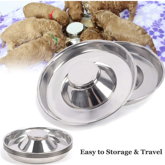 Puppy feeding bowls - Picture 3 of 4